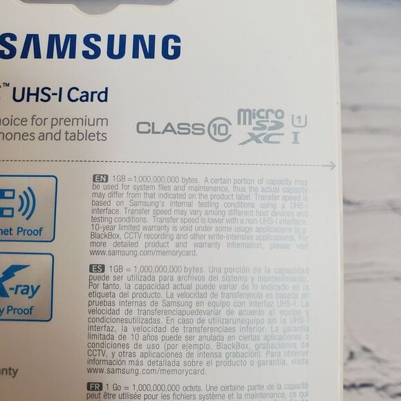 NEW Samsung 128 GB EVO Sealed Package MicroSDXC UHS-I Card Memory Card - Picture 5 of 12